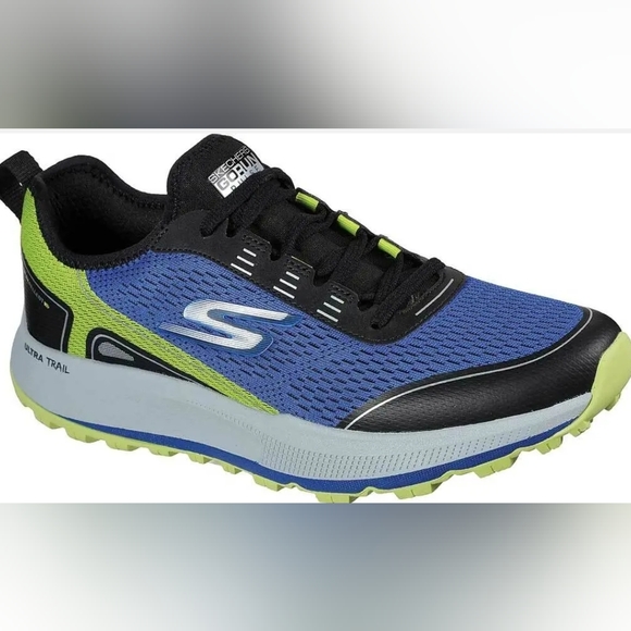 Men Skechers GOrun Pulse Trail Expedition Trail Running Shoes Sz 11.5 Blue Black - Picture 4 of 6
